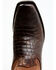 Moonshine Spirit Men's Madison Brown Printed Leather Western Boots - Square Toe , Brown, hi-res