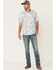 Image #2 - Moonshine Spirit Men's Vineyard Floral Print Short Sleeve Snap Western Shirt, White, hi-res