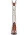 Image #4 - Frye Women's Sara Studded Tall Western Boots - SnipToe, Brown, hi-res