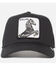 Goorin Bros Men's Black Stallion Trucker Ball Cap, Black, hi-res