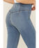 Image #4 - Free People Women's Venice Beach Medium Wash Flare Jeans, Blue, hi-res