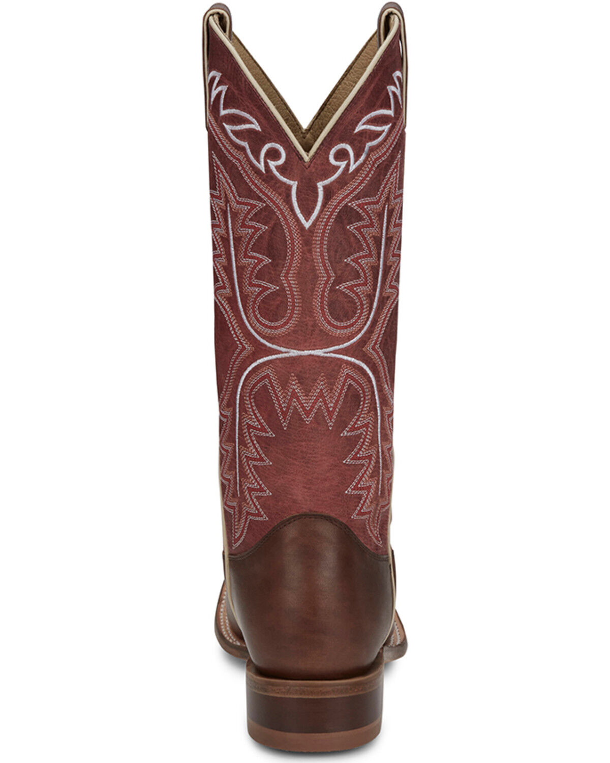 Image #5 - Justin Women's Stella Western Boots - Broad Square Toe, Brown, hi-res