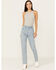 Image #1 - Show Me Your Mumu Women's Light Wash Icon Straight Jeans, Light Wash, hi-res
