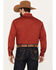 Image #4 - Wrangler Retro Men's Premium Solid Long Sleeve Snap Western Shirt - Tall , Red, hi-res