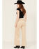 Image #3 - Dear John Women's Fiona Corduroy High Rise Wide Leg Stretch Jeans, Cream, hi-res