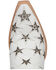 Image #6 - Black Star Women's Marfa Star Inlay Studded Western Boots - Snip Toe, Silver, hi-res