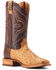 Ariat Men's Broncy Exotic Full Quill Ostrich Western Boots - Broad Square Toe, Brown, hi-res