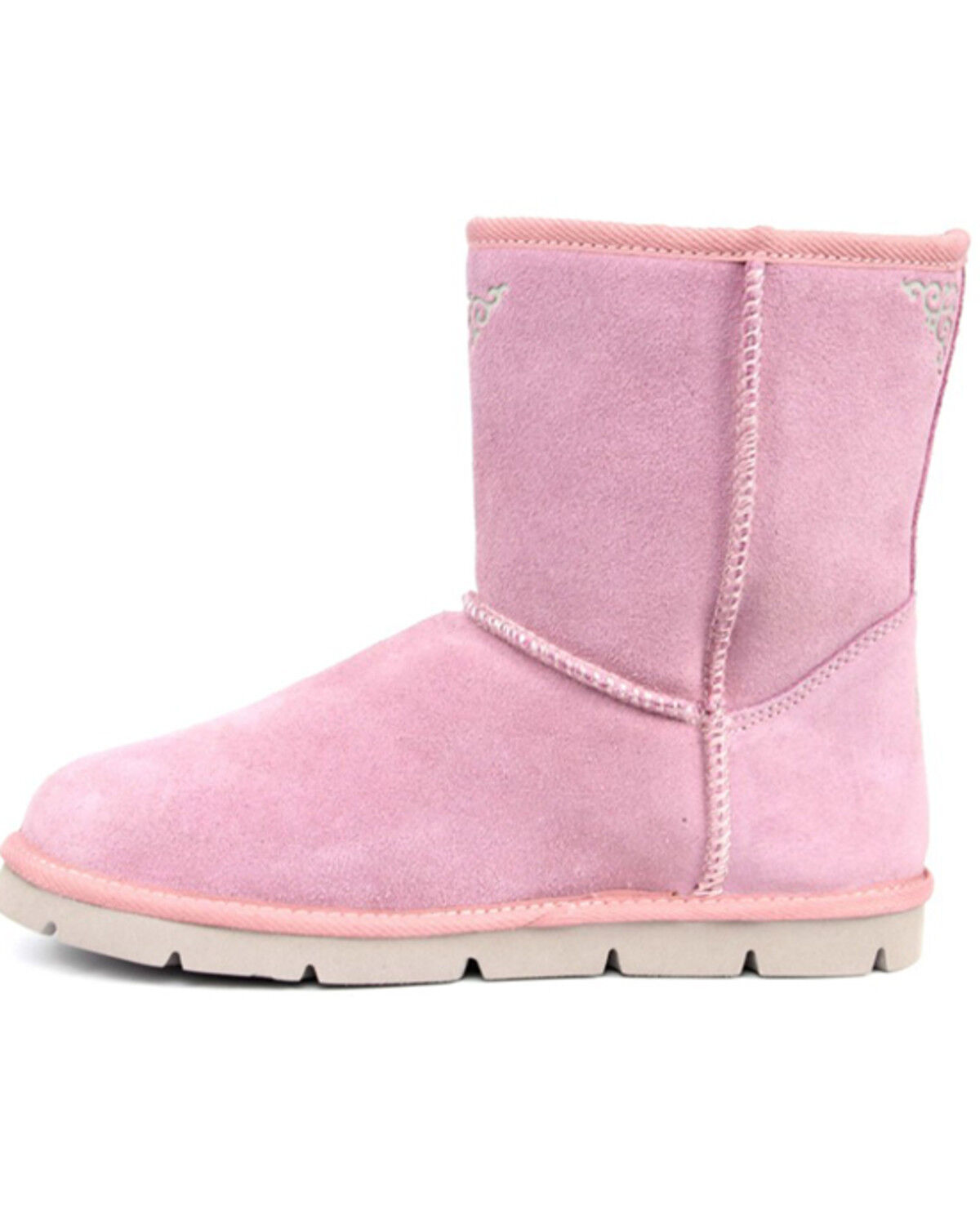 Image #3 - Superlamb Women's Argali 7.5" Suede Leather Pull On Casual Boots - Round Toe, , hi-res