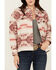 Image #3 - Rock & Roll Denim Women's Southwestern Print Jacket, Cream, hi-res