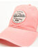 Image #2 - John Deere Women's Logo Circle Patch Baseball Cap, Pink, hi-res