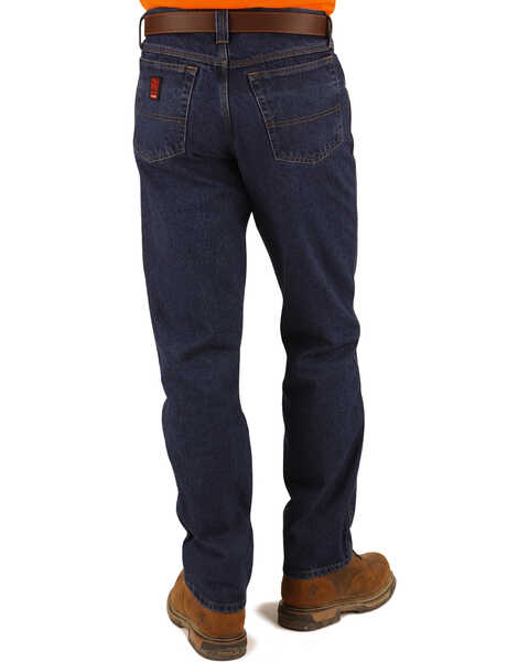 Wrangler Riggs Workwear Men's Five Pocket Jeans , Antique Blue, hi-res