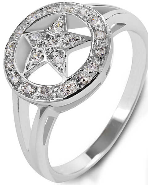  Kelly Herd Women's Small Star Ring , Silver, hi-res
