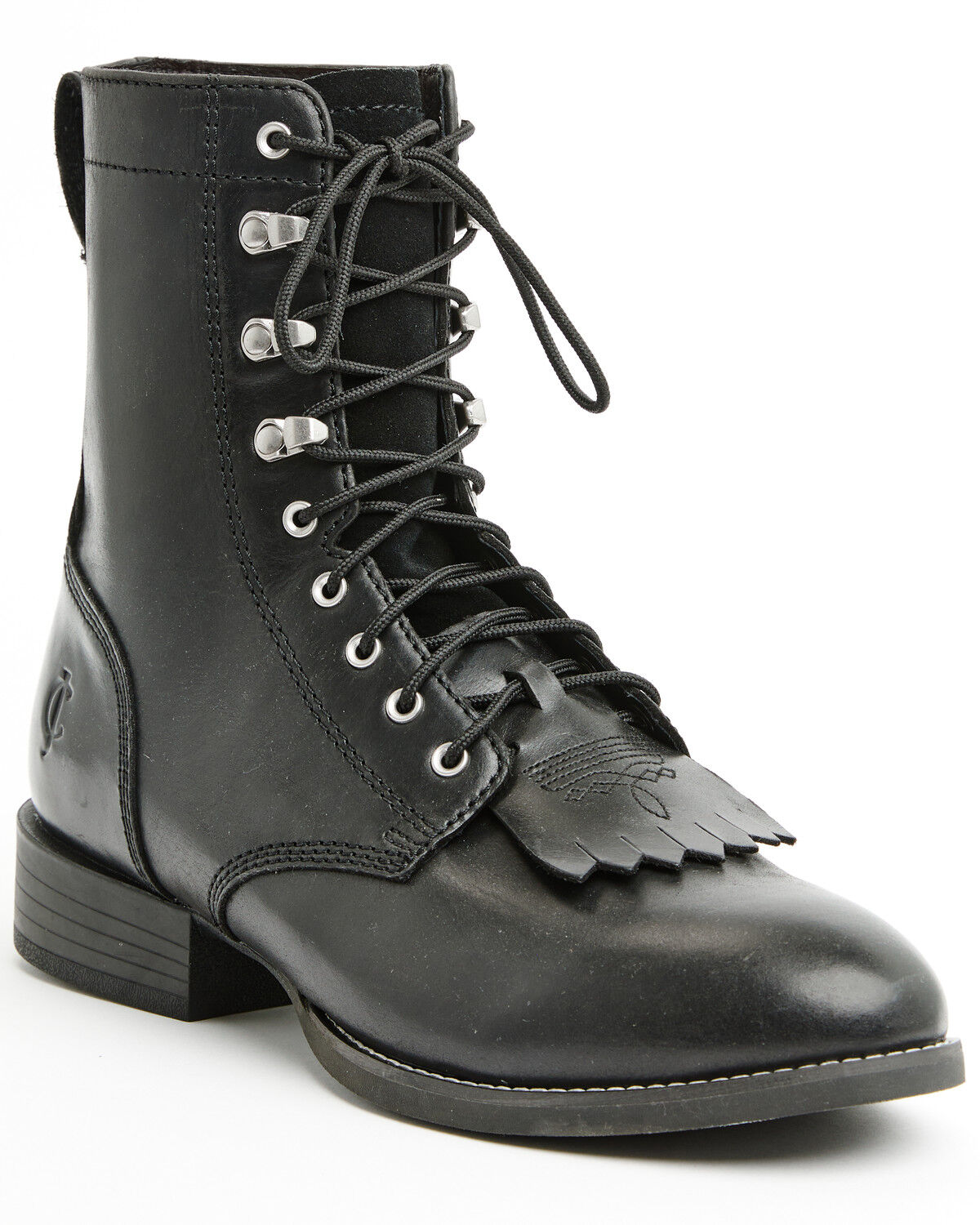 Image #1 - Cody James Men's 8" Highland Lace-Up Boots - Round Toe, Black, hi-res