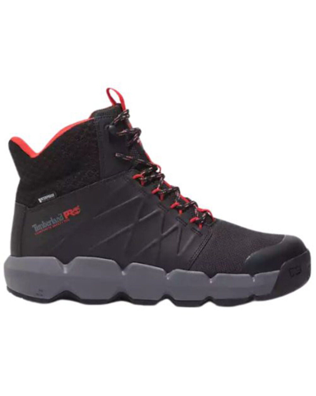 Image #2 - Timberland PRO Men's 6" Morphix Waterproof Work Boots - Composite Toe, Black, hi-res