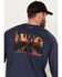 Image #4 - Ariat Men's Rebar FR Air Refinery Henley Long Sleeve Work Shirt - Tall, Navy, hi-res