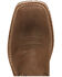 Image #6 - Ariat Hybrid Rancher Waterproof Pull On Work Boots - Square Toe, Brown, hi-res