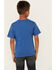 Image #4 - Carhartt Boys' Logo Pocket Short Sleeve T-Shirt, Medium Wash, hi-res