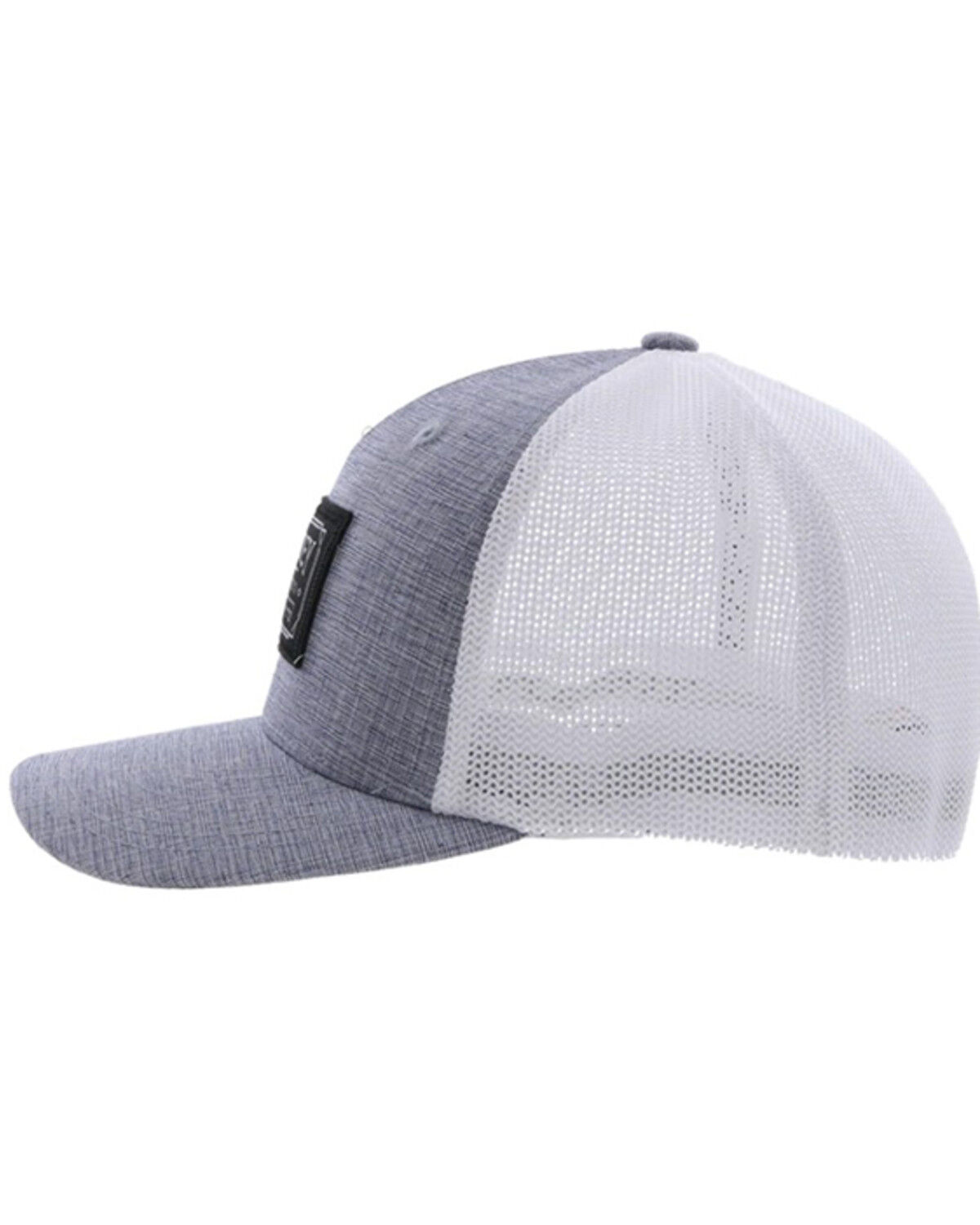 Image #4 - Hooey Men's Doc Logo Patch FlexFit Trucker Cap, Blue, hi-res