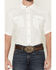 Image #3 - Ariat Men's VentTek Solid Short Sleeve Snap Performance Western Shirt, White, hi-res