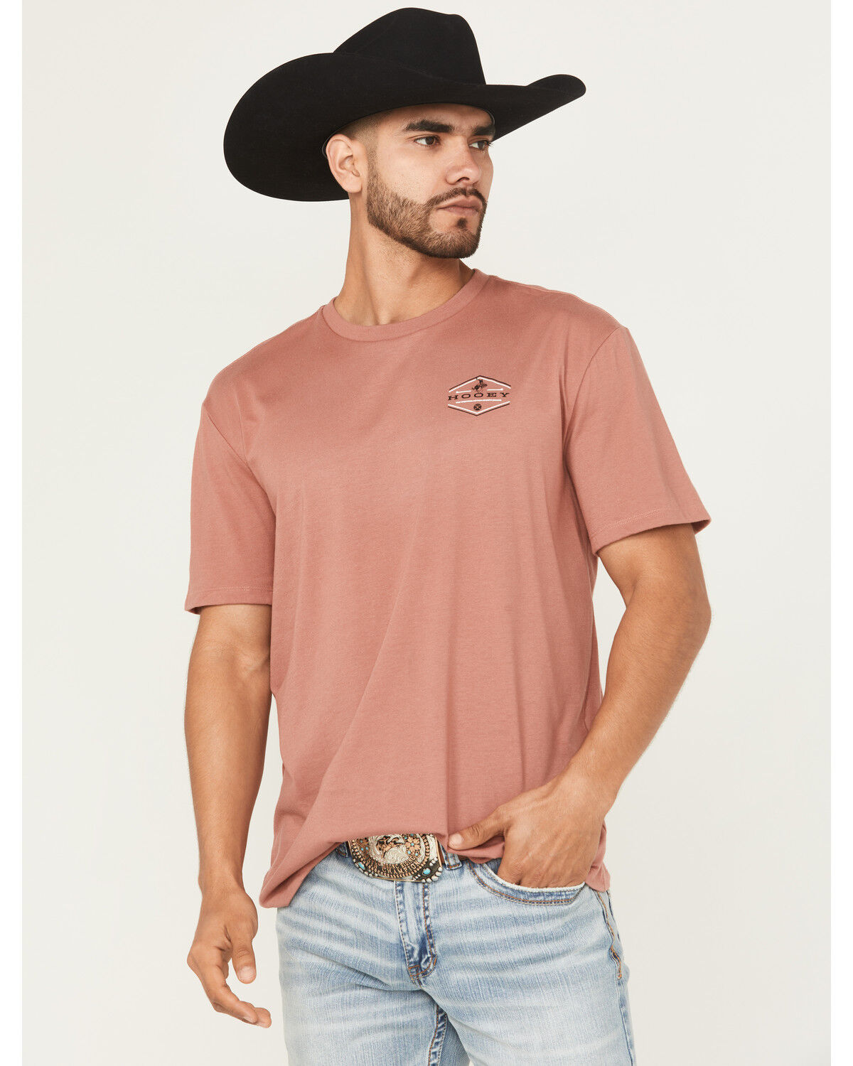 Image #2 - Hooey Men's Mountains Short Sleeve Graphic T-Shirt, Rust Copper, hi-res
