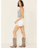 Ariat Women's Rita Boyfriend Shorts, White, hi-res