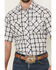 Image #3 - Wrangler Retro Men's Plaid Print Short Sleeve Snap Western Shirt - Tall, White, hi-res