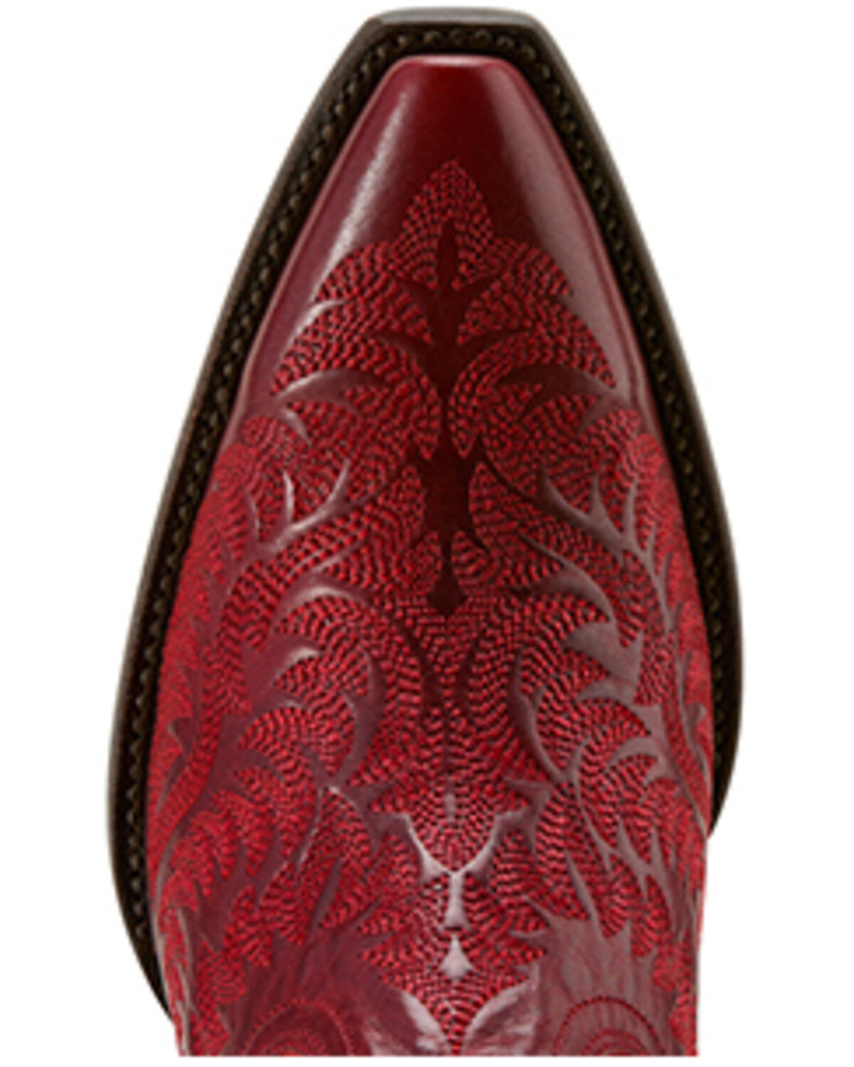 Image #4 - Ariat Women's Cate Western Booties - Snip Toe, Red, hi-res