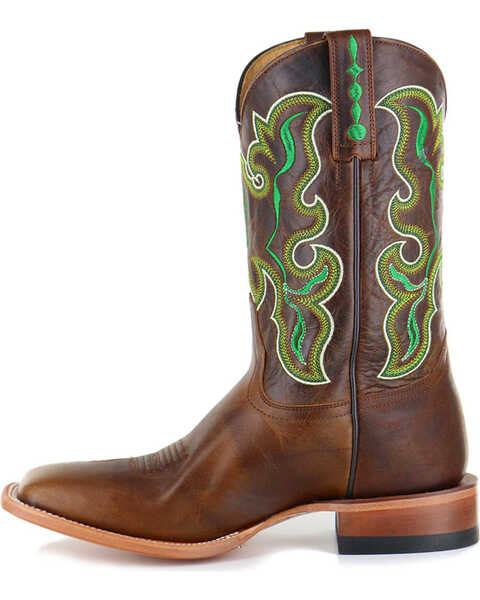 Cody James Men's Damiano Embroidered Western Boots - Broad Square Toe, Brown, hi-res