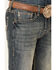 Rock & Roll Denim Men's Pistol Medium Vintage Stretch Regular Straight Jeans , Blue, hi-res