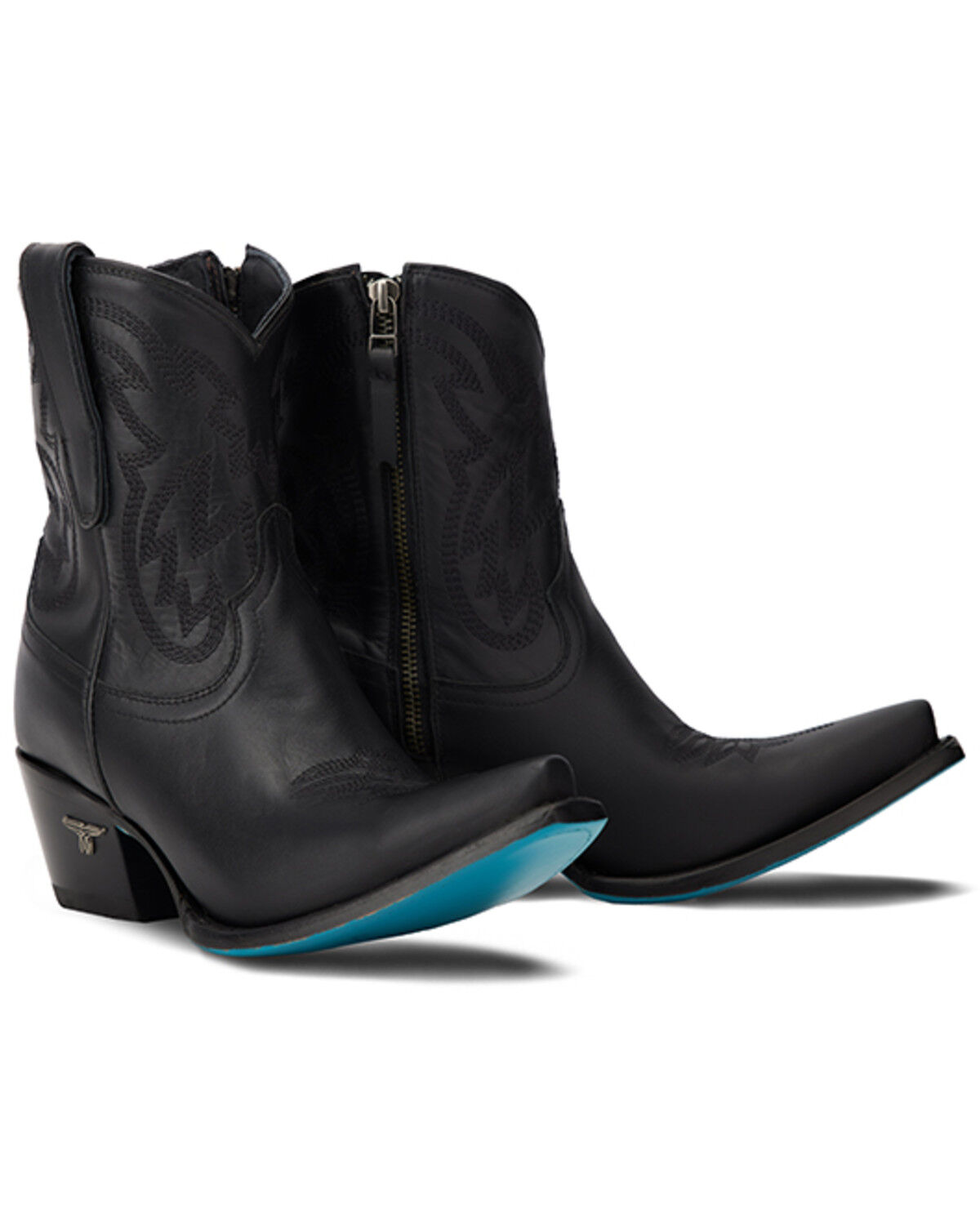 Image #1 - Lane Women's Smokeshow Western Booties - Snip Toe, Black, hi-res