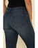 Wrangler Women's Dark Wash Straight Leg Jeans, Dark Blue, hi-res