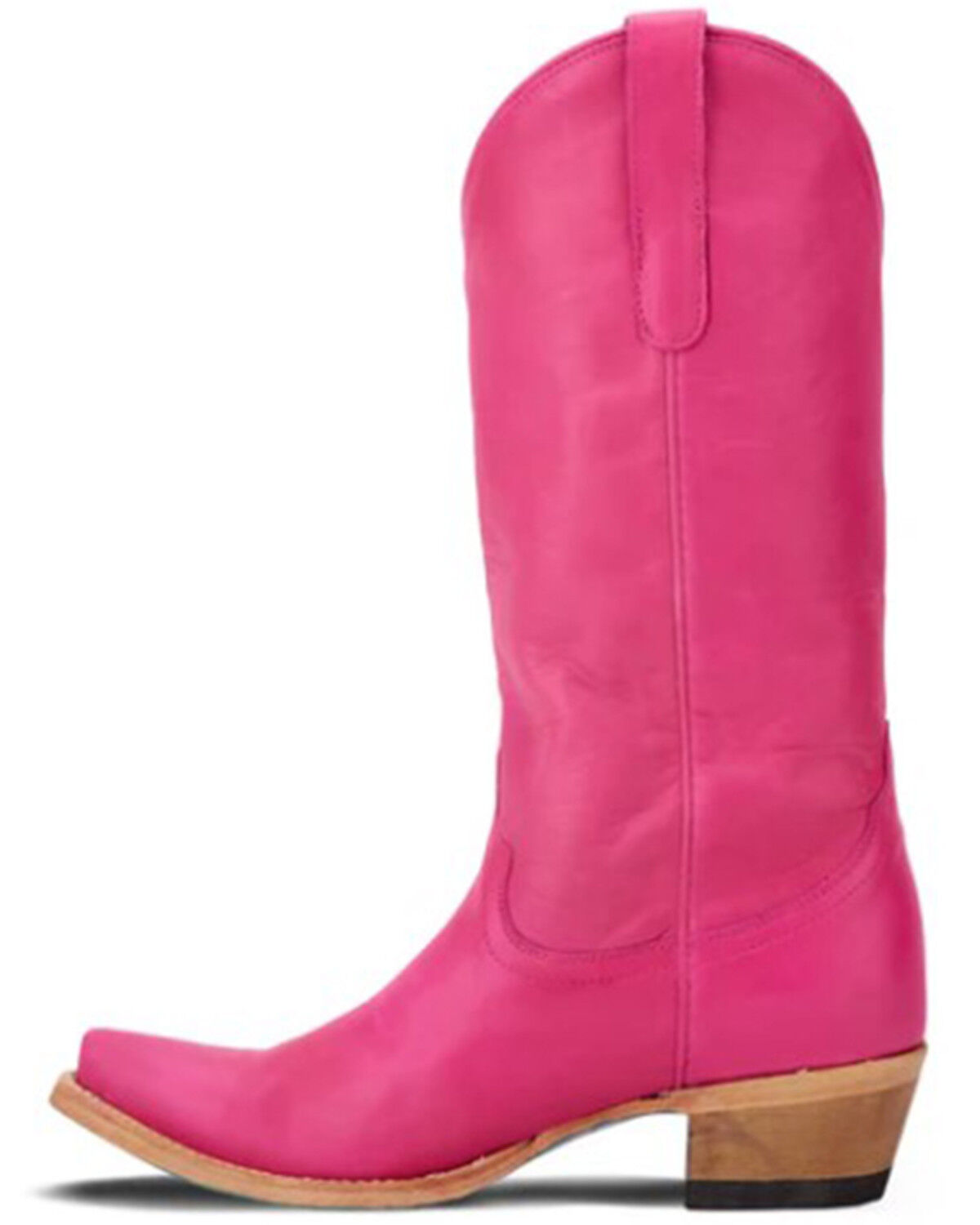 Image #3 - Lane Women's Emma Jane Tall Western Boots - Snip Toe, Hot Pink, hi-res