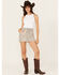 Image #1 - Tribe Kelley Women's Mossy Oak Camo Print Mini Skort, Green, hi-res