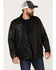 Image #1 - Moonshine Spirit Men's Glen Asymmetrical Moto Jacket, Black, hi-res