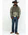 Image #6 - Ariat Men's Camo Patriot Hooded Sweatshirt, Green, hi-res