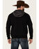 Hooey Men's Lock-Up Logo Graphic Hooded Sweatshirt - Black & Gray , Black, hi-res