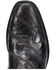 Image #6 - Dan Post Men's Exotic Ostrich Leg Western Boots - Square Toe, Black, hi-res