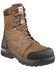 Image #1 - Carhartt Men's 8" Rugged Flex Waterproof Insulated Work Boots - Composite Toe, Dark Brown, hi-res