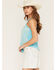 Image #2 - Shyanne Women's Ravello Bandana Print Tank, Bright Blue, hi-res