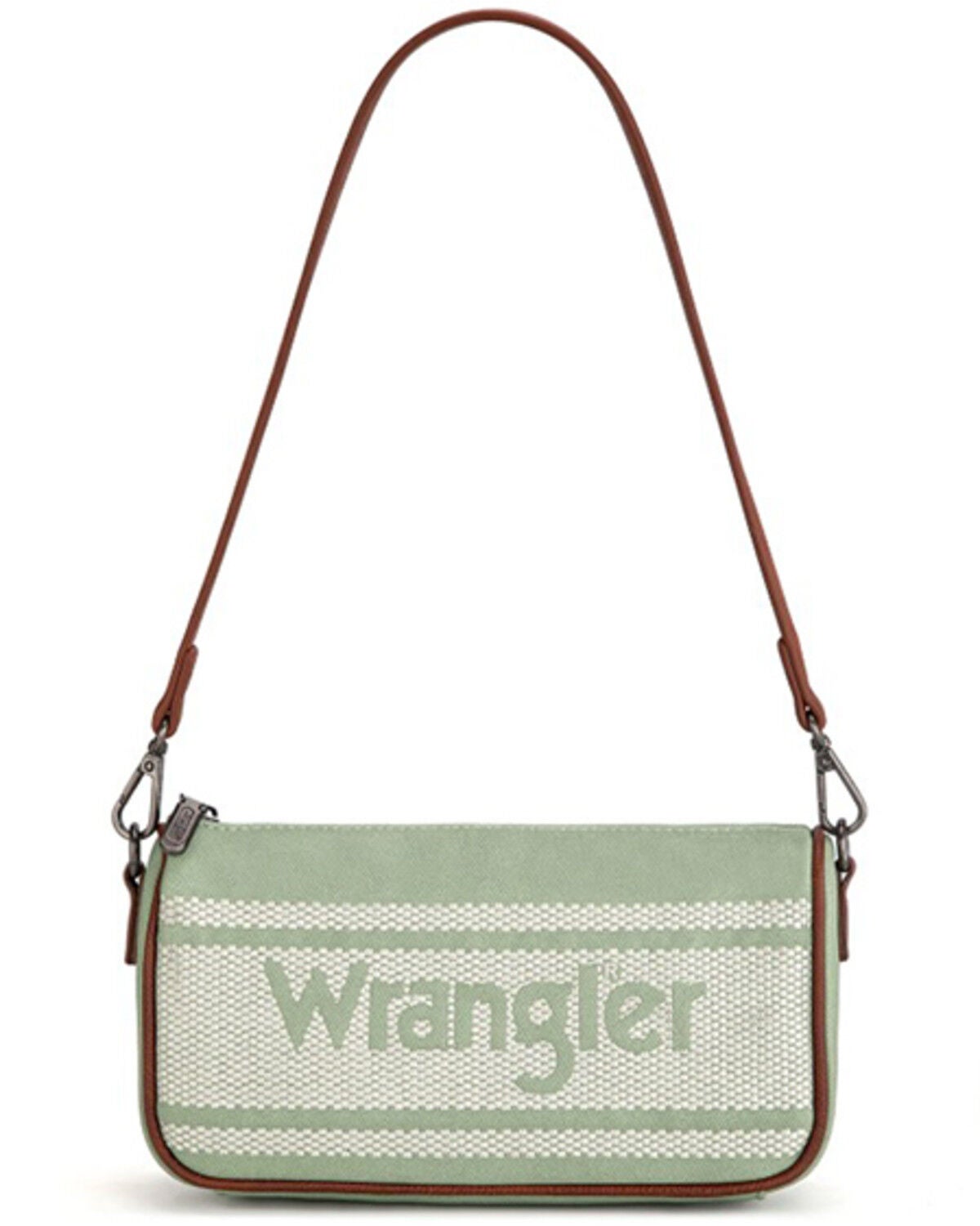 Wrangler Women's Logo Hobo Shoulder Bag, Green, hi-res