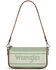 Image #1 - Wrangler Women's Logo Hobo Shoulder Bag, Green, hi-res