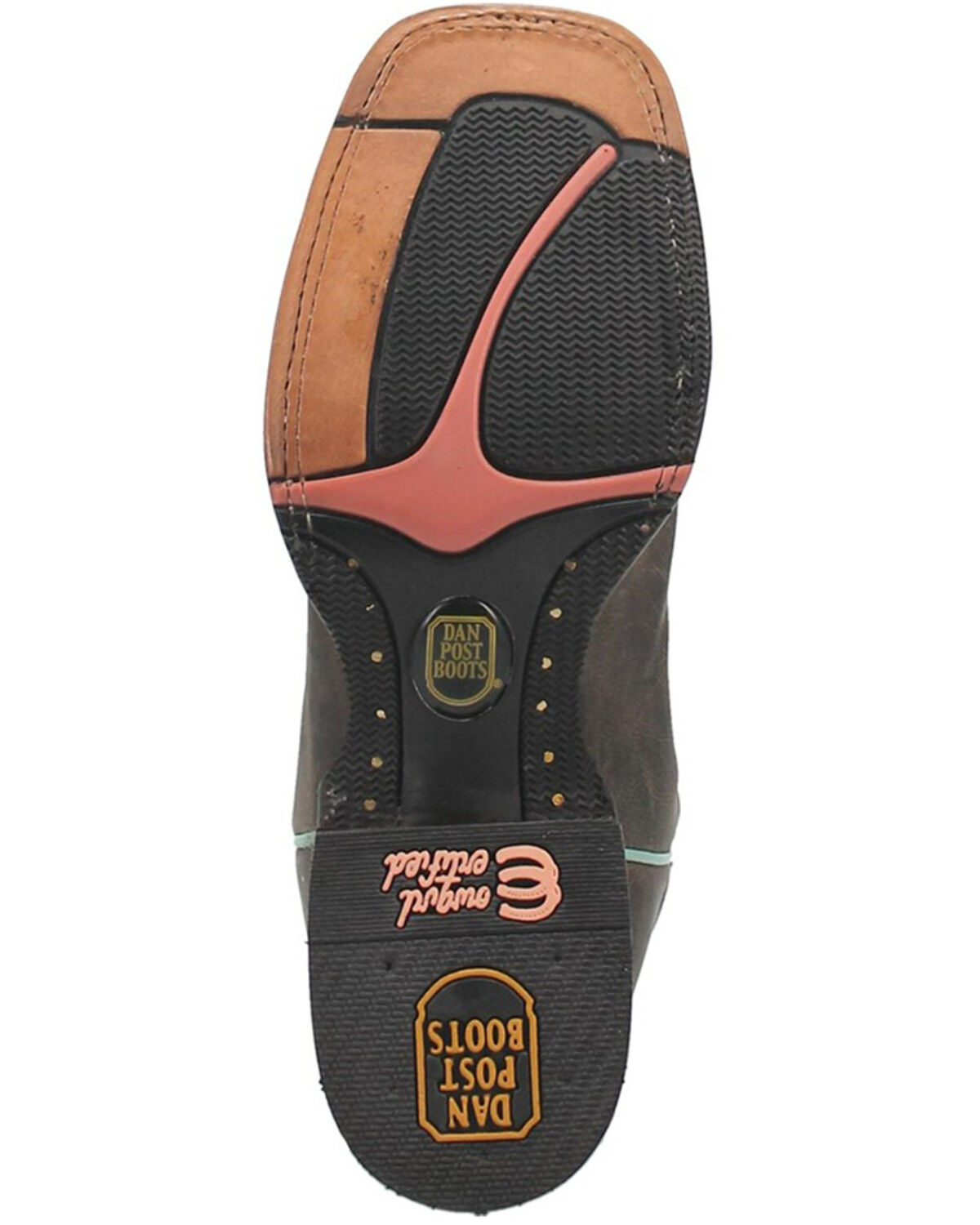 Image #7 - Dan Post Women's Kendall Western Performance Boots - Broad Square Toe, Black, hi-res