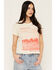 Image #1 - White Crow Women's Saddle Up Buttercup Short Sleeve Graphic Tee, Tan, hi-res