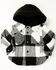 Image #1 - Urban Republic Infant Boys' Plaid Print Snap Hooded Jacket, Black, hi-res
