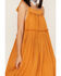 Talisman Women's Raja Sleeveless Midi Dress, Orange, hi-res
