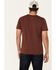 Flag & Anthem Men's Trademark Logo Burnout Short Sleeve T-Shirt , Maroon, hi-res