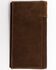 Image #2 - Cody James Men's Boot Stitch Long Horn Leather Checkbook Wallet, Tan, hi-res