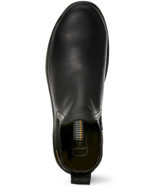 Image #4 - Ariat Men's Turbo Chelsea Waterproof Work Boots - Carbon Toe, Black, hi-res