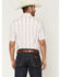 Image #4 - Kimes Ranch Men's Sonny COOLMAX&reg; Stripe Print Short Sleeve Snap Western Shirt, Red, hi-res