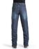 Image #3 - Cinch Men's Black Label Dark Wash Loose Fit Tapered Denim Jeans , Dark Blue, hi-res